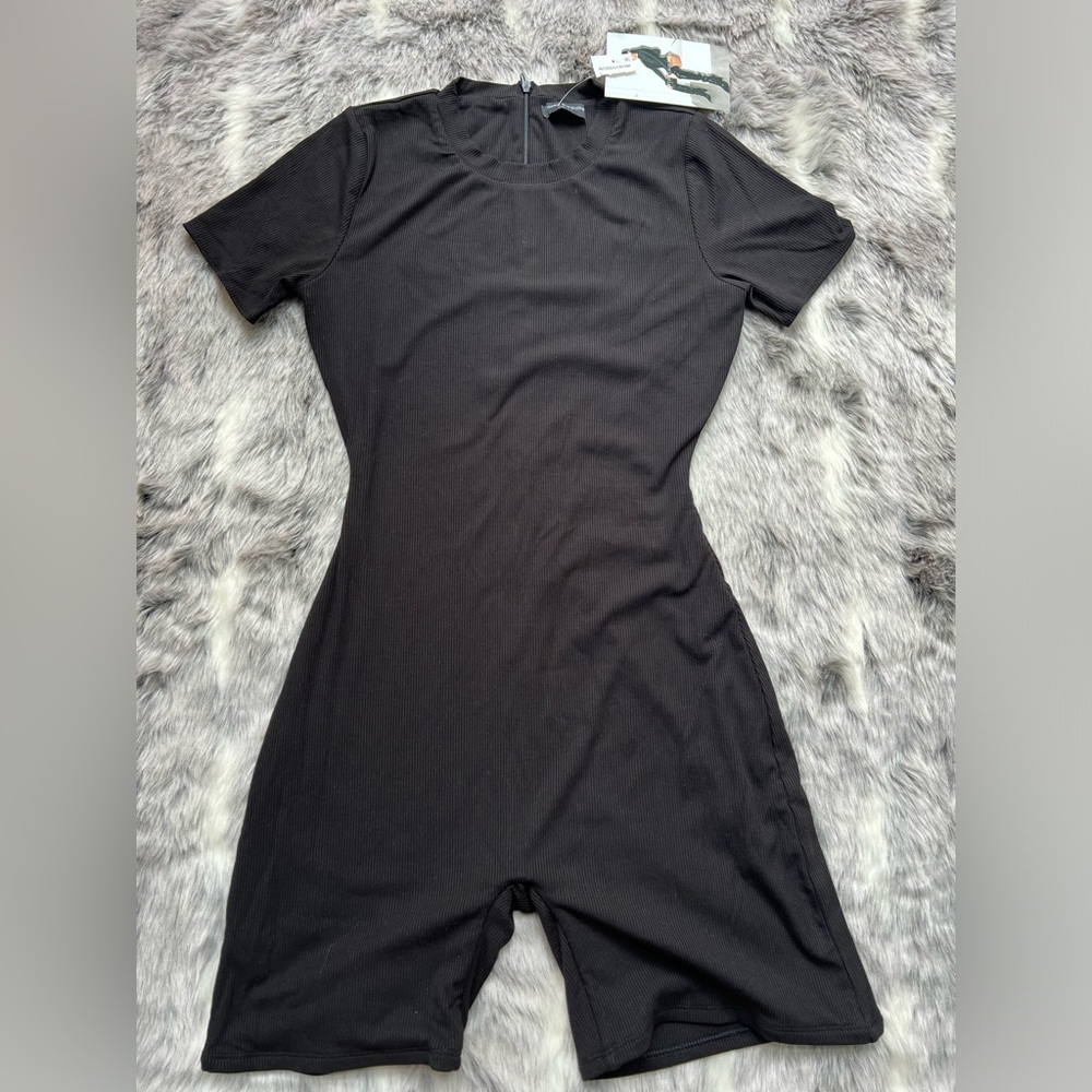 Naked Wardrobe Short Sleeve Romper NWT